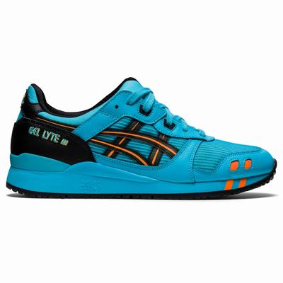 Asics Gel-Lyte III - Miesten Tennarit - VaaleanTurkoosi/Oranssi